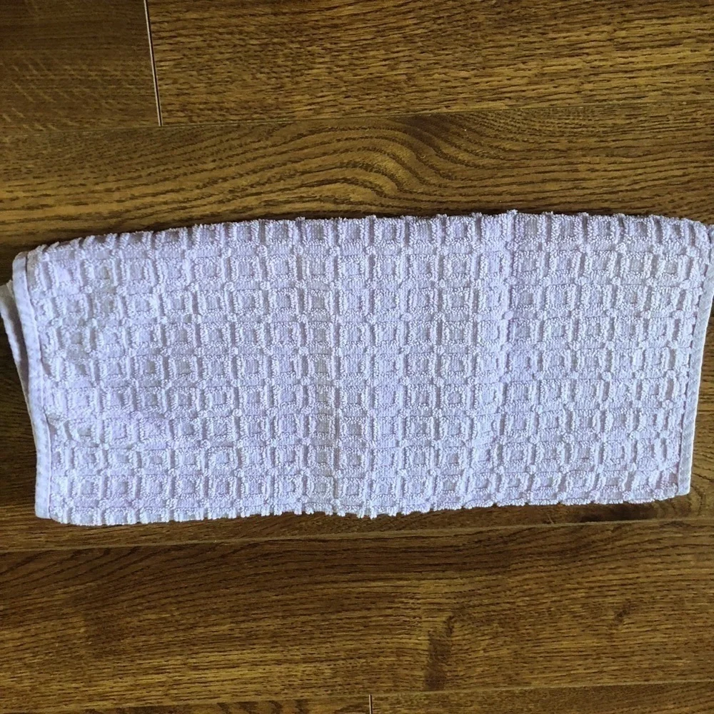purple Textured hand towel